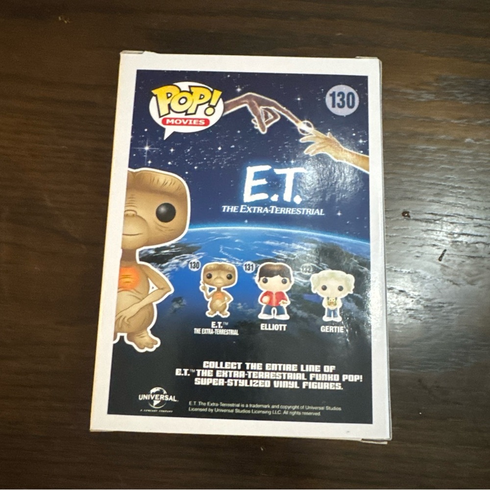 Funko Pop! Vinyl: Movies E.T. The Extra-Terrestrial #130 Alien Spielberg - Picture 3 of 6